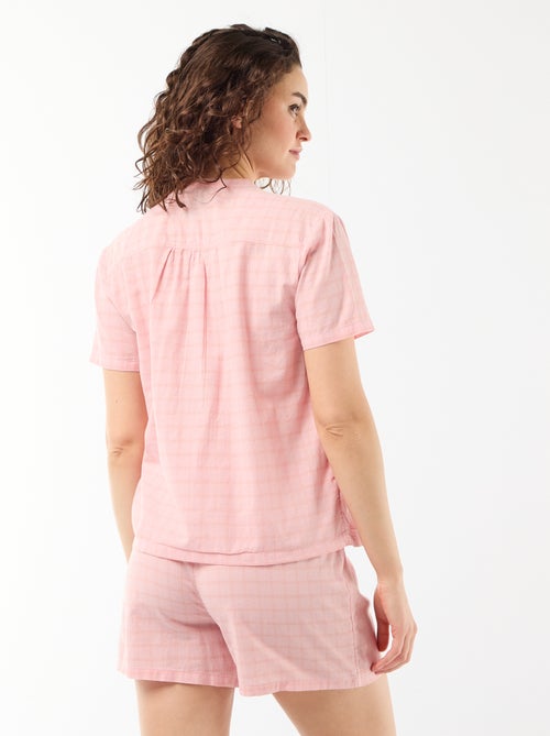 Ensemble pyjama court imprimé - 2 pièces - Kiabi