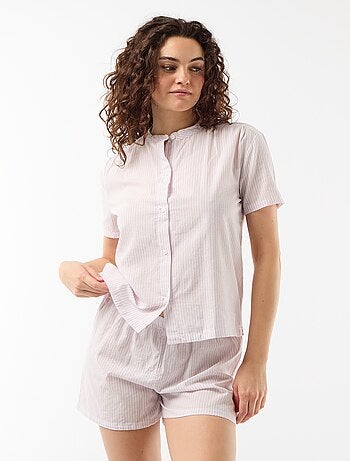 Ensemble pyjama court imprimé - 2 pièces