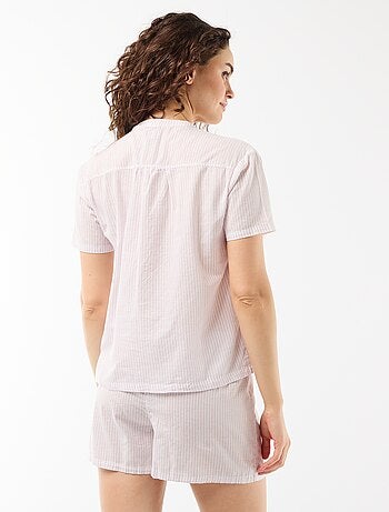 Ensemble pyjama court imprimé - 2 pièces