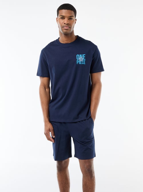 Ensemble pyjama court 'One piece' - 2 pièces - Kiabi