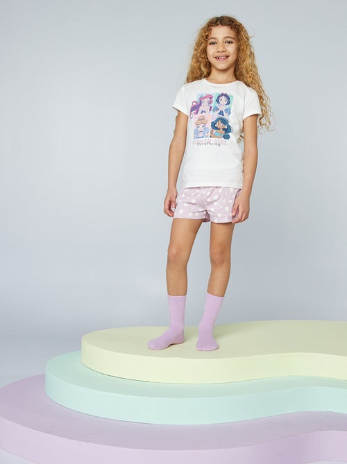 Ensemble pyjama court 'Princesses' 'Disney' - Kiabi
