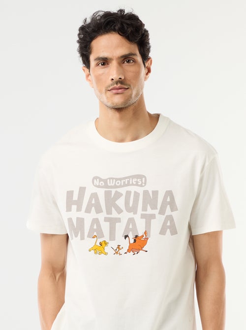 Ensemble pyjama court 'Roi Lion' - 2 pièces - Kiabi