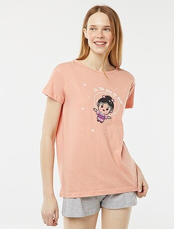 Ensemble pyjama court + short - 2 pièces