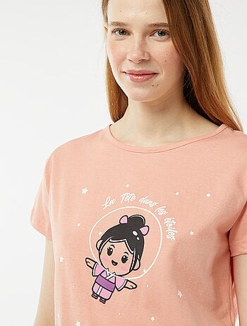 Ensemble pyjama court + short - 2 pièces