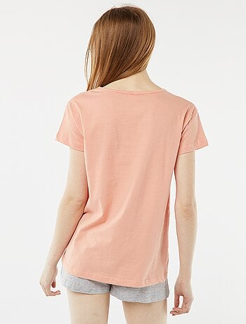 Ensemble pyjama court + short - 2 pièces