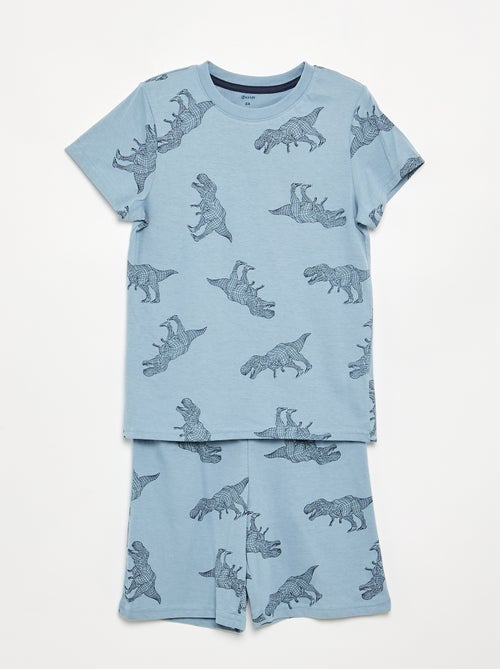 Ensemble pyjama court short + t-shirt - 2 pièces - Kiabi