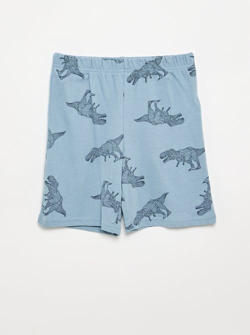 Ensemble pyjama court short + t-shirt - 2 pièces - Kiabi