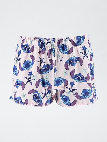 Ensemble pyjama court 'Stitch' - 2 pièces