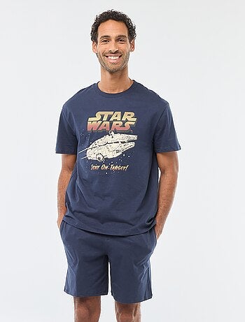 Ensemble pyjama court t-shirt + short - 2 pièces