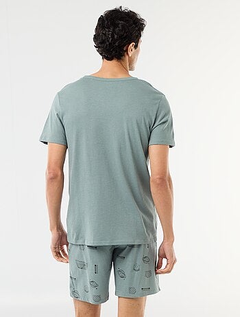 Ensemble pyjama court t-shirt + short - 2 pièces