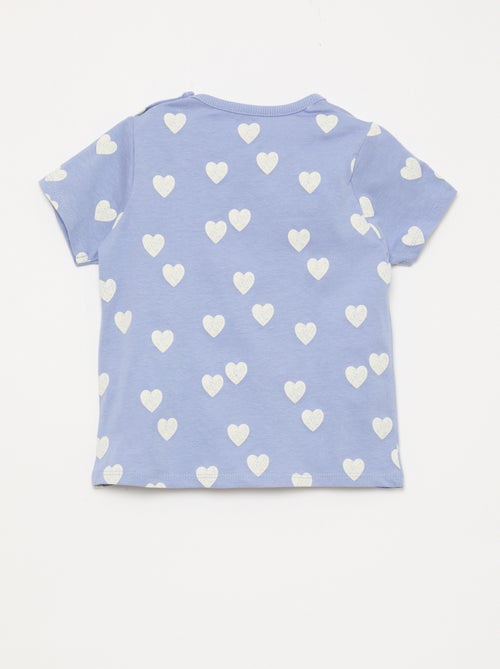 Ensemble pyjama court t-shirt + short - 2 pièces - Kiabi