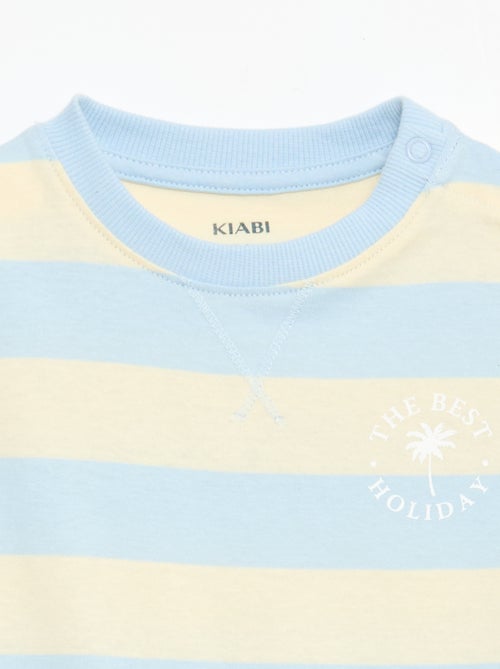 Ensemble pyjama court t-shirt + short - 2 pièces - Kiabi