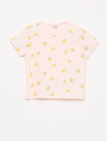 Ensemble pyjama court t-shirt + short - 2 pièces