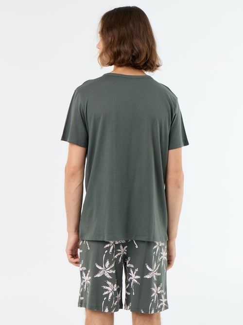 Ensemble pyjama court t-shirt + short - 2 pièces - Kiabi