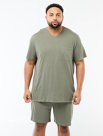 Ensemble pyjama court t-shirt + short - 2 pièces