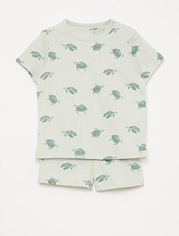 Ensemble pyjama court t-shirt + short - 2 pièces