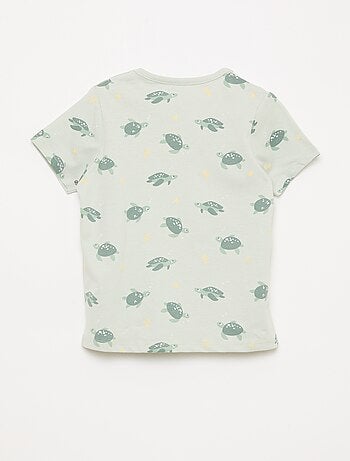 Ensemble pyjama court t-shirt + short - 2 pièces