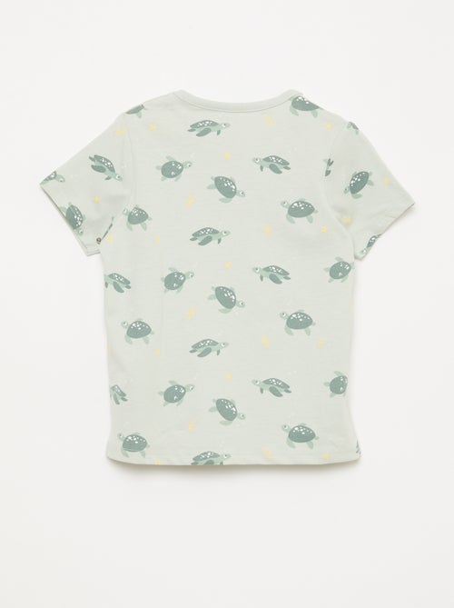 Ensemble pyjama court t-shirt + short - 2 pièces - Kiabi