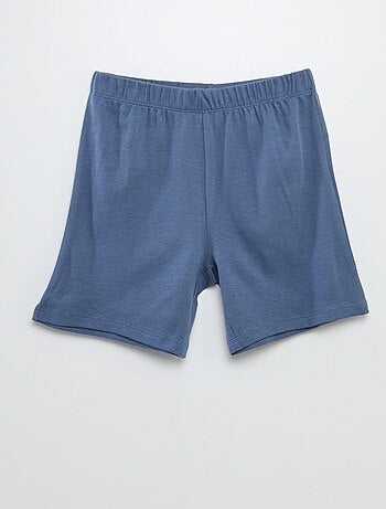 Ensemble pyjama court t-shirt + short avec imprimés - 2 pièces