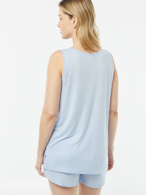 Ensemble pyjama débardeur + short 'Dodo' - Kiabi