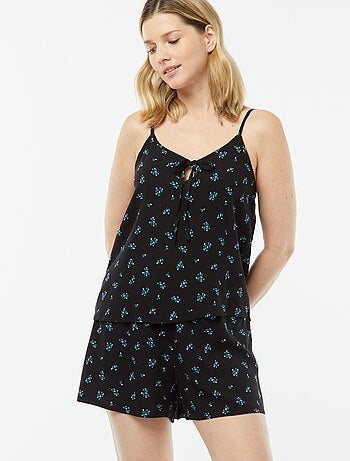 Ensemble pyjama débardeur + short imprimé