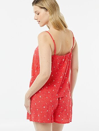 Ensemble pyjama débardeur + short imprimé