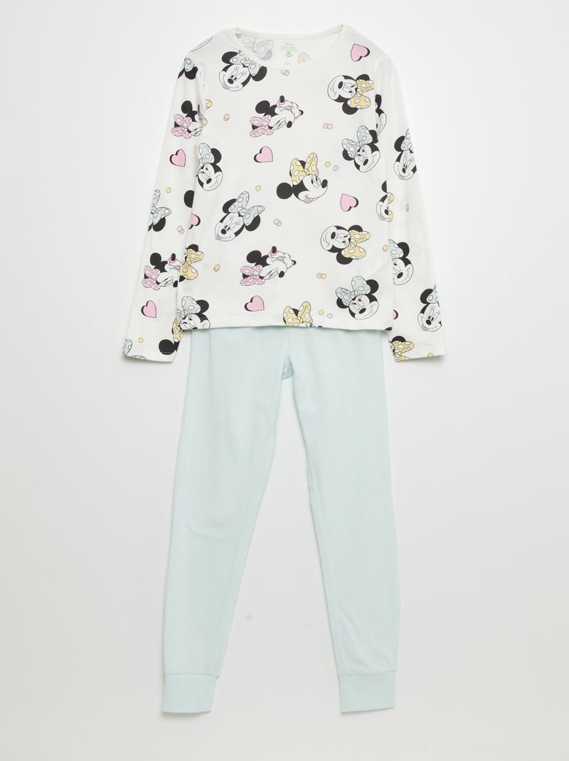 Ensemble pyjama 'Disney' - 2 pièces Blanc/bleu - Kiabi