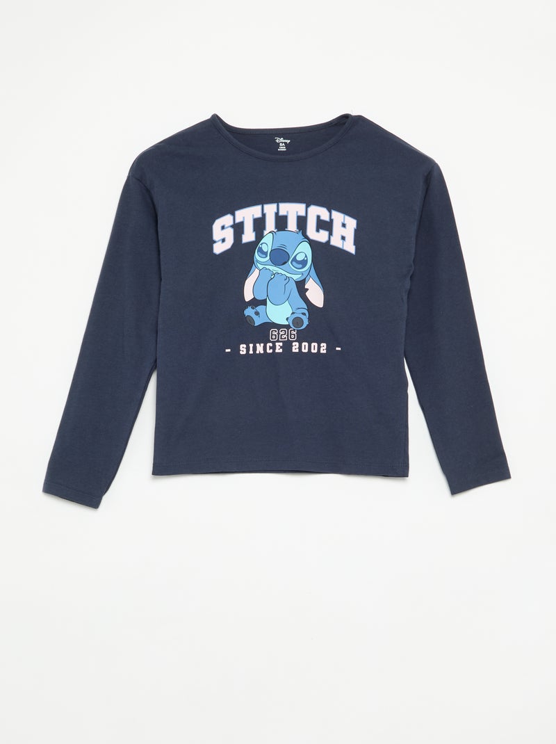 Ensemble pyjama 'Disney' long t-shirt + pantalon - 2 pièces Bleu - Kiabi