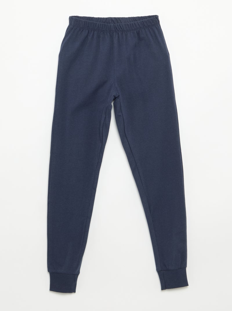 Ensemble pyjama 'Disney' long t-shirt + pantalon - 2 pièces Bleu - Kiabi
