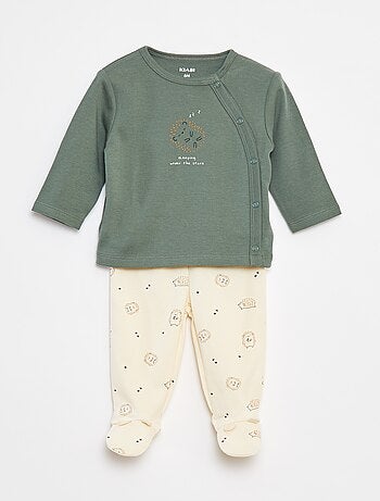 Ensemble pyjama en coton - 2 pièces