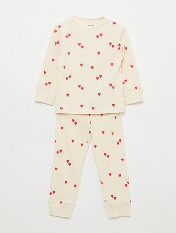 Ensemble pyjama en coton côtelé - 2 pièces