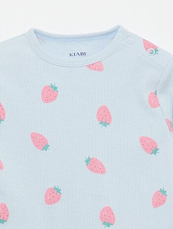 Ensemble pyjama en coton côtelé - 2 pièces