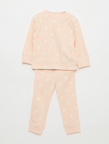 Ensemble pyjama en coton côtelé - 2 pièces