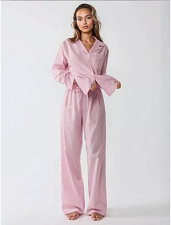 Ensemble pyjama en coton rayé hiccup