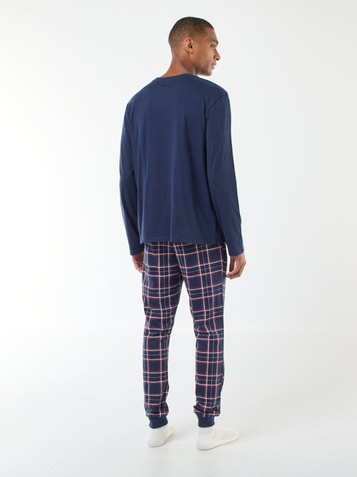 Ensemble pyjama en jersey 'Mickey' 'Disney' t-shirt + pantalon - 2 pièces - Kiabi