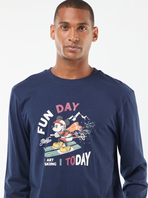 Ensemble pyjama en jersey 'Mickey' 'Disney' t-shirt + pantalon - 2 pièces - Kiabi