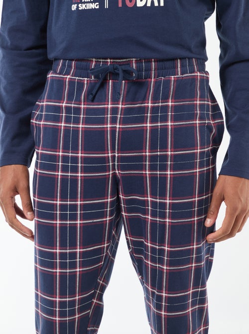 Ensemble pyjama en jersey 'Mickey' 'Disney' t-shirt + pantalon - 2 pièces - Kiabi