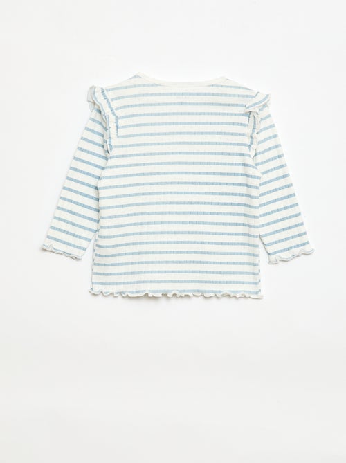 Ensemble pyjama en maille pointelle - 2 pièces - Kiabi