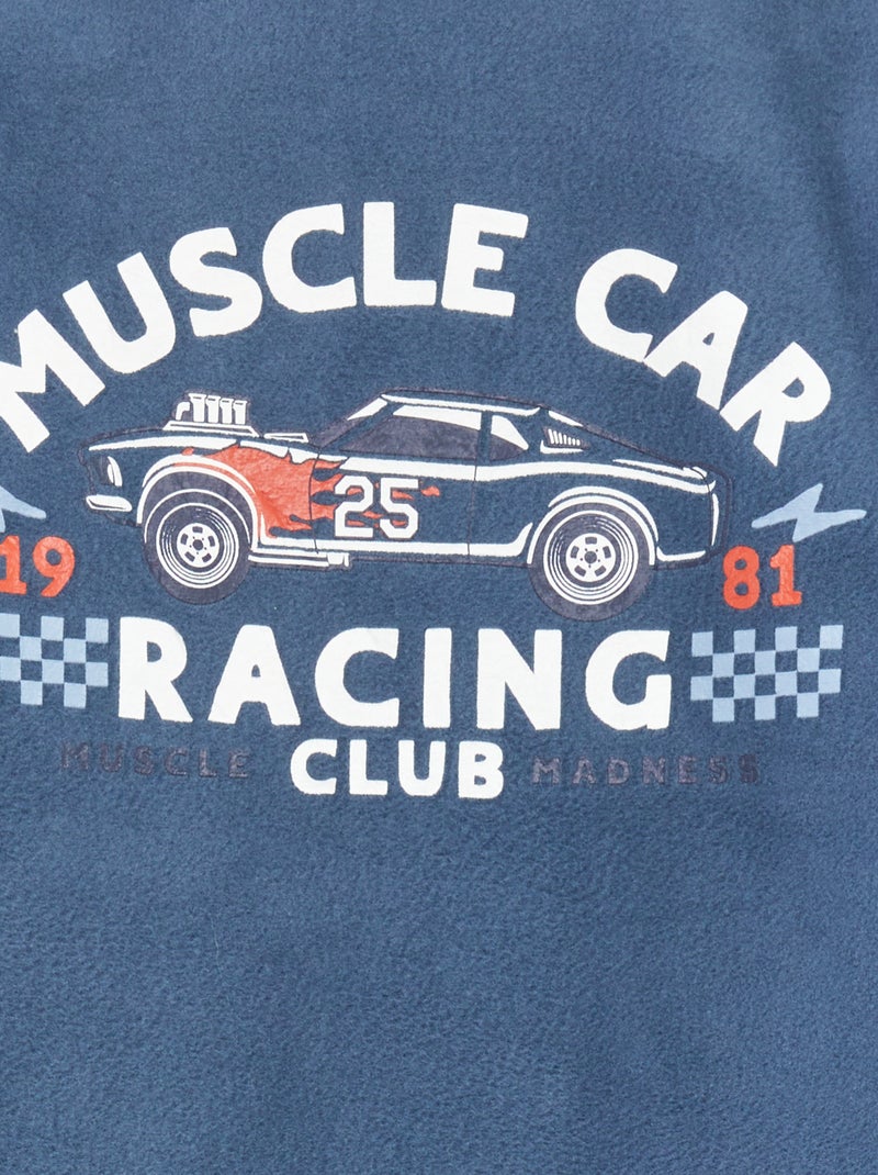 Ensemble pyjama en polaire - 2 pièces Bleu - Kiabi