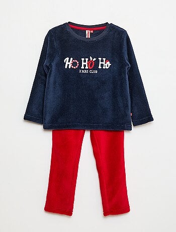 Ensemble pyjama en polaire de Noël - 2 pièces