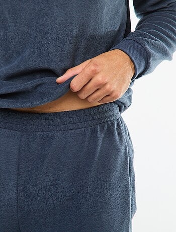Ensemble pyjama en polaire t-shirt + pantalon - 2 pièces