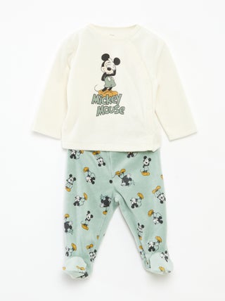 Ensemble pyjama en velours 'Disney' haut + pantalon - 2 pièces