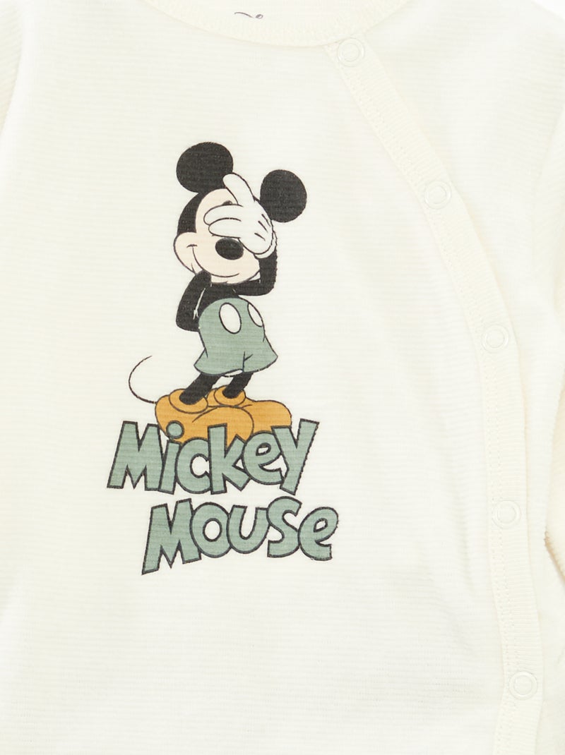 Ensemble pyjama en velours 'Disney' haut + pantalon - 2 pièces Vert - Kiabi