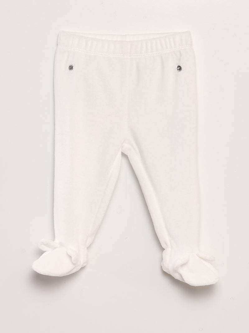 Ensemble pyjama en velours Vertblanc - Kiabi