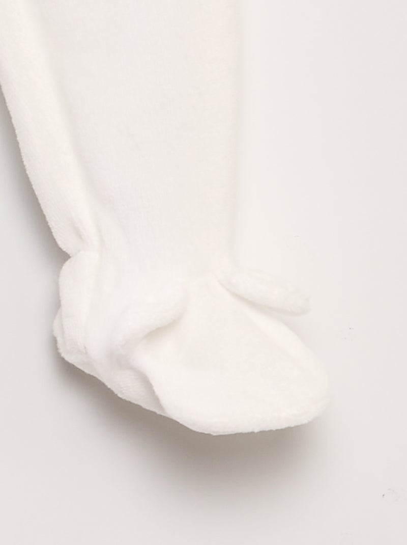 Ensemble pyjama en velours Vertblanc - Kiabi