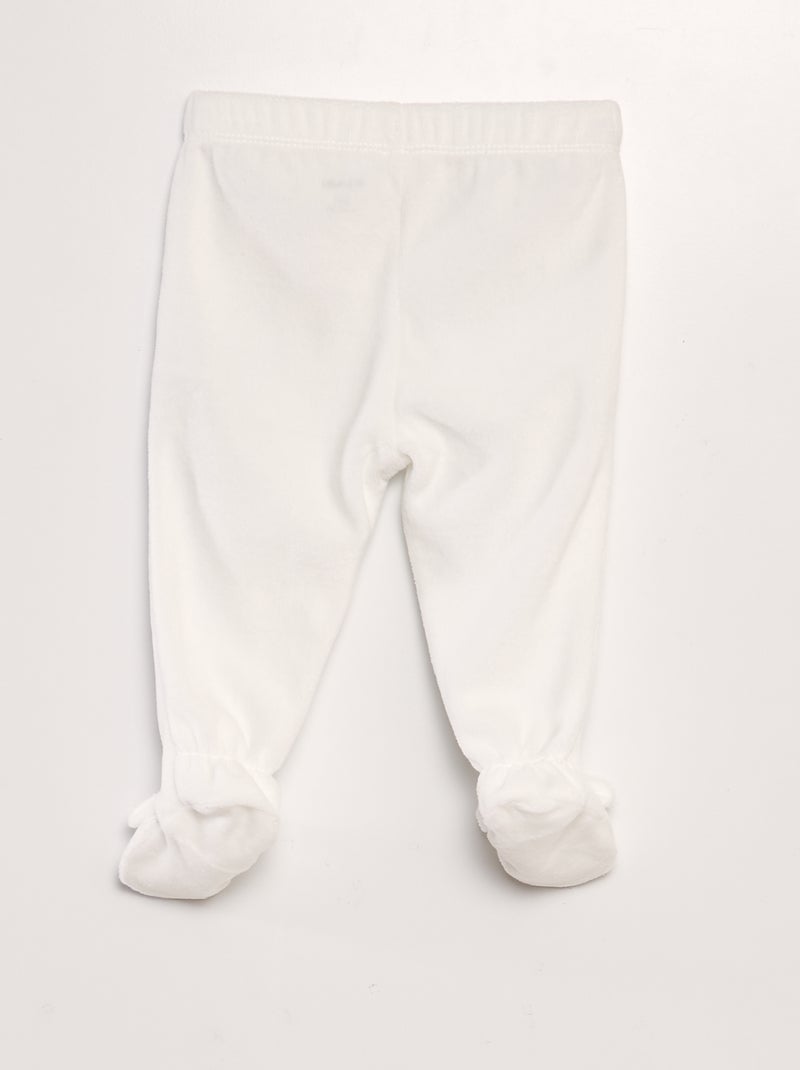 Ensemble pyjama en velours Vertblanc - Kiabi