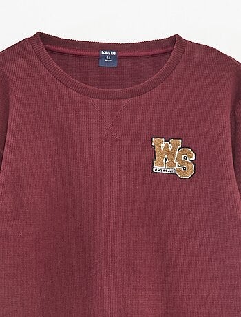 Ensemble pyjama haut + pantalon molleton