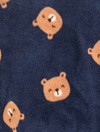 Ensemble pyjama haut + pantalon polaire