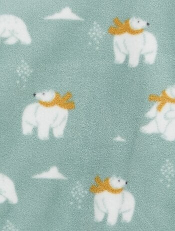 Ensemble pyjama haut + pantalon polaire