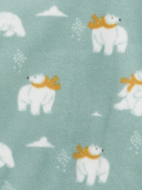 Ensemble pyjama haut + pantalon polaire - Kiabi